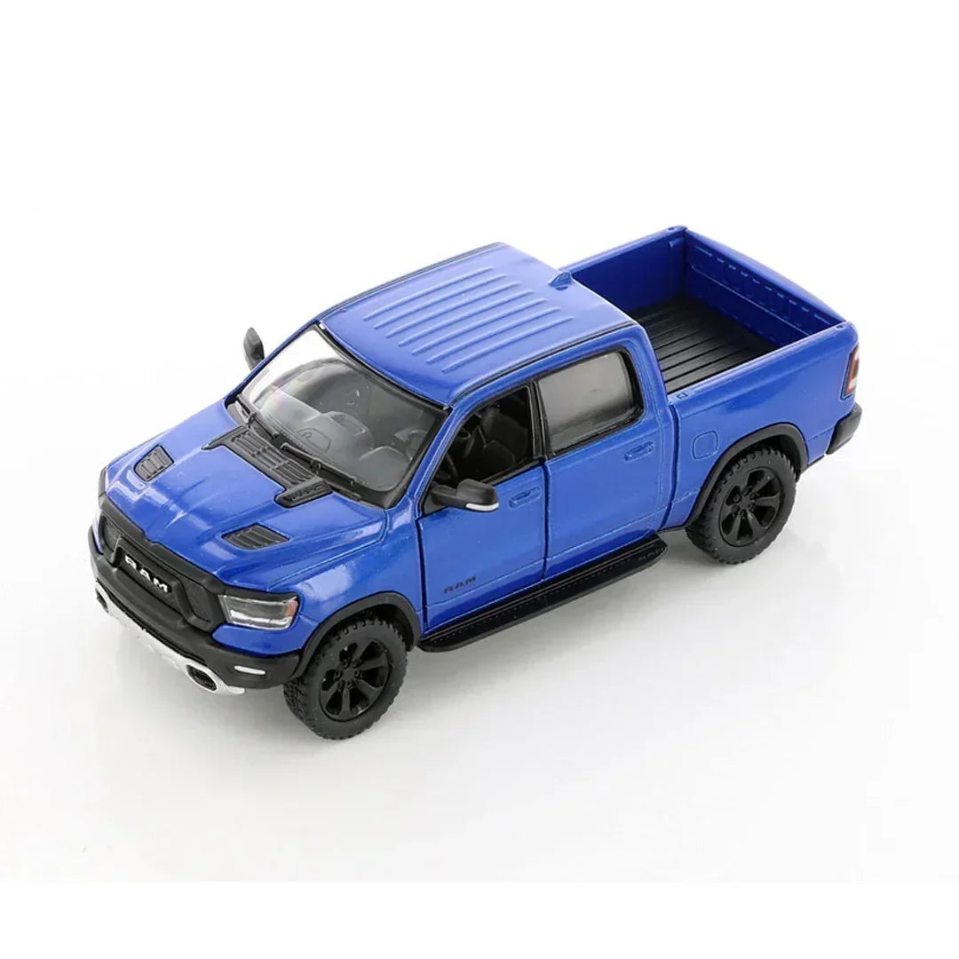 Premium scale diecast model car – Ram 1500 2019, 1:36 Scale (Blue) Collectible