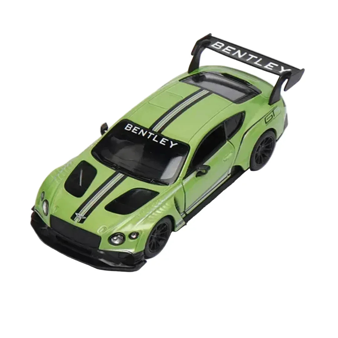 Premium scale diecast model car – Bentley Continental GT3, 1:36 Scale (Green) Collectible