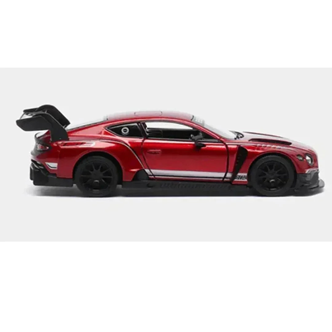 Premium scale diecast model car – Bentley Continental GT3, 1:36 Scale (Red) Collectible
