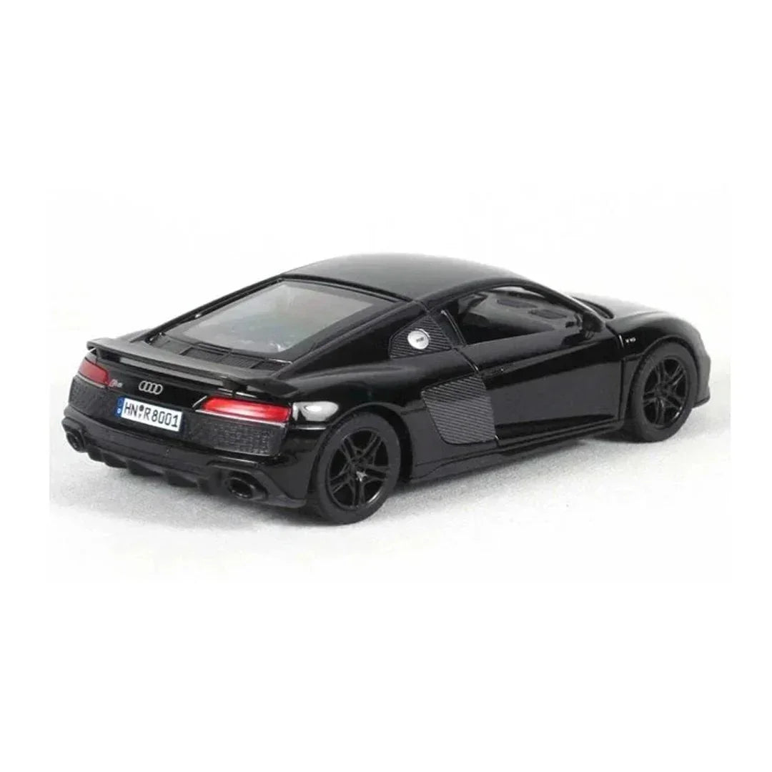 Premium scale diecast model car – Audi R8 Coupé 2020, 1:36 Scale (Black) Collectible