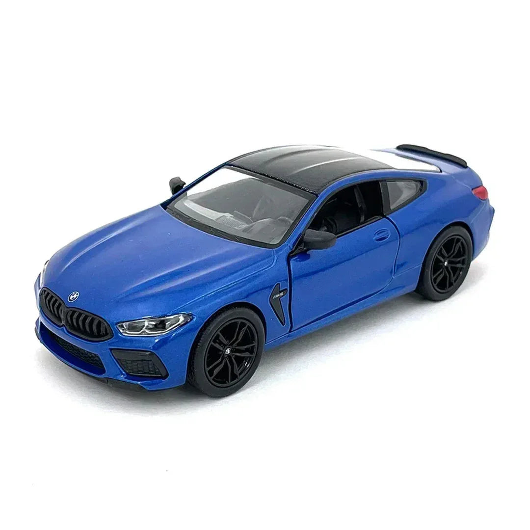 Premium scale diecast model car – BMW M8 Competition Coupe, 1:36 Scale (Blue) Collectible