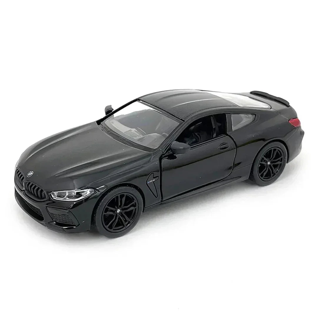 Premium scale diecast model car – BMW M8 Competition Coupe, 1:36 Scale (Black) Collectible