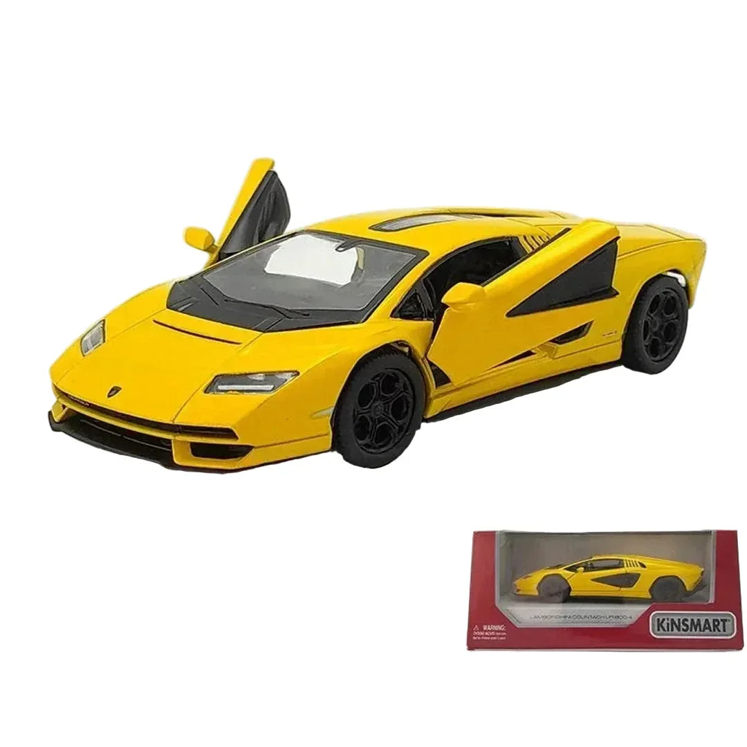 Premium scale diecast model car – Lamborghini Countach LPI 800-4, 1:36 Scale (Yellow) Collectible