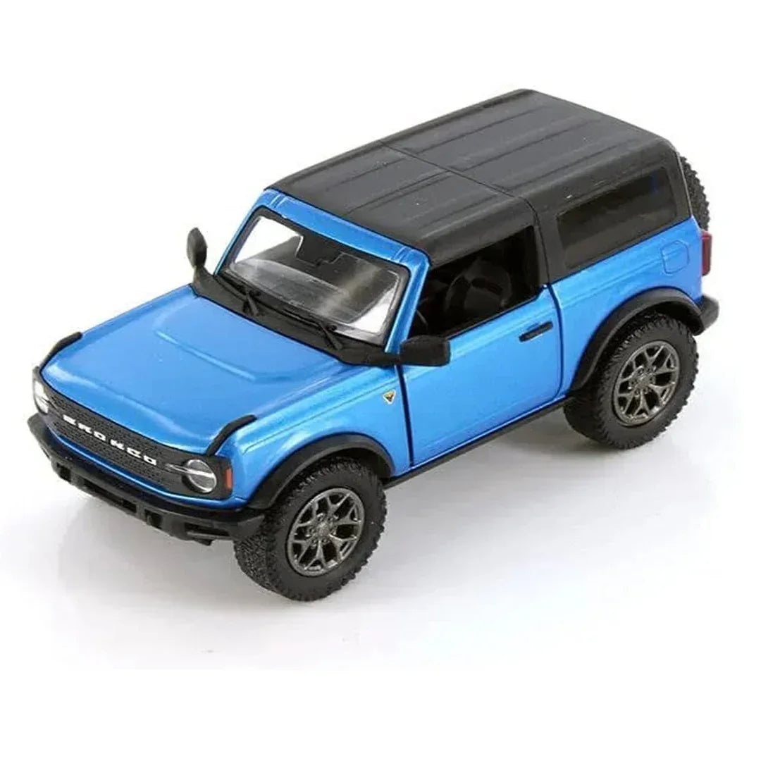 Premium scale diecast model car – Ford Bronco (Hard Top) 2022, 1:36 Scale (Blue) Collectible