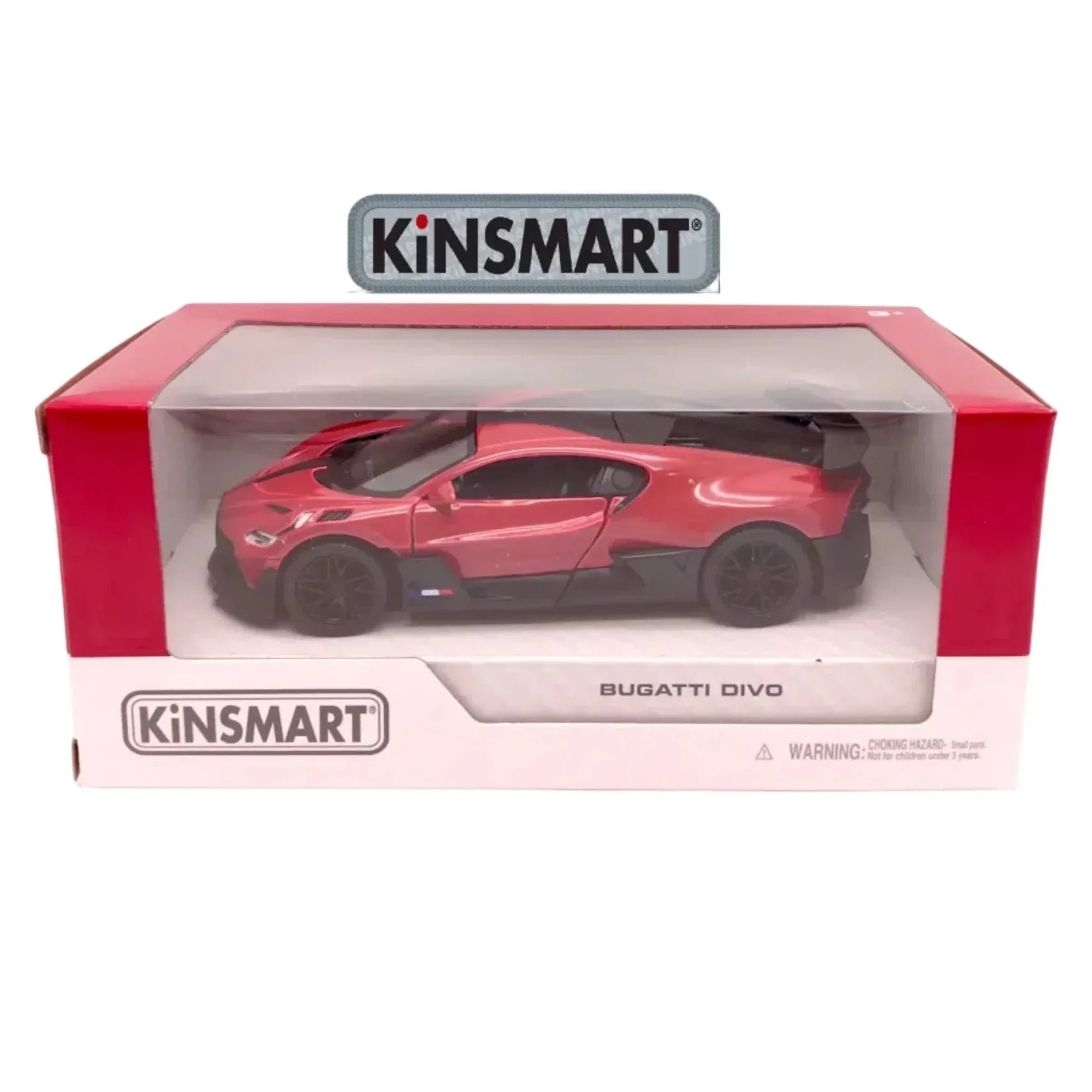 Premium scale diecast model car – Bugatti Divo, 1:36 Scale (Red) Collectible