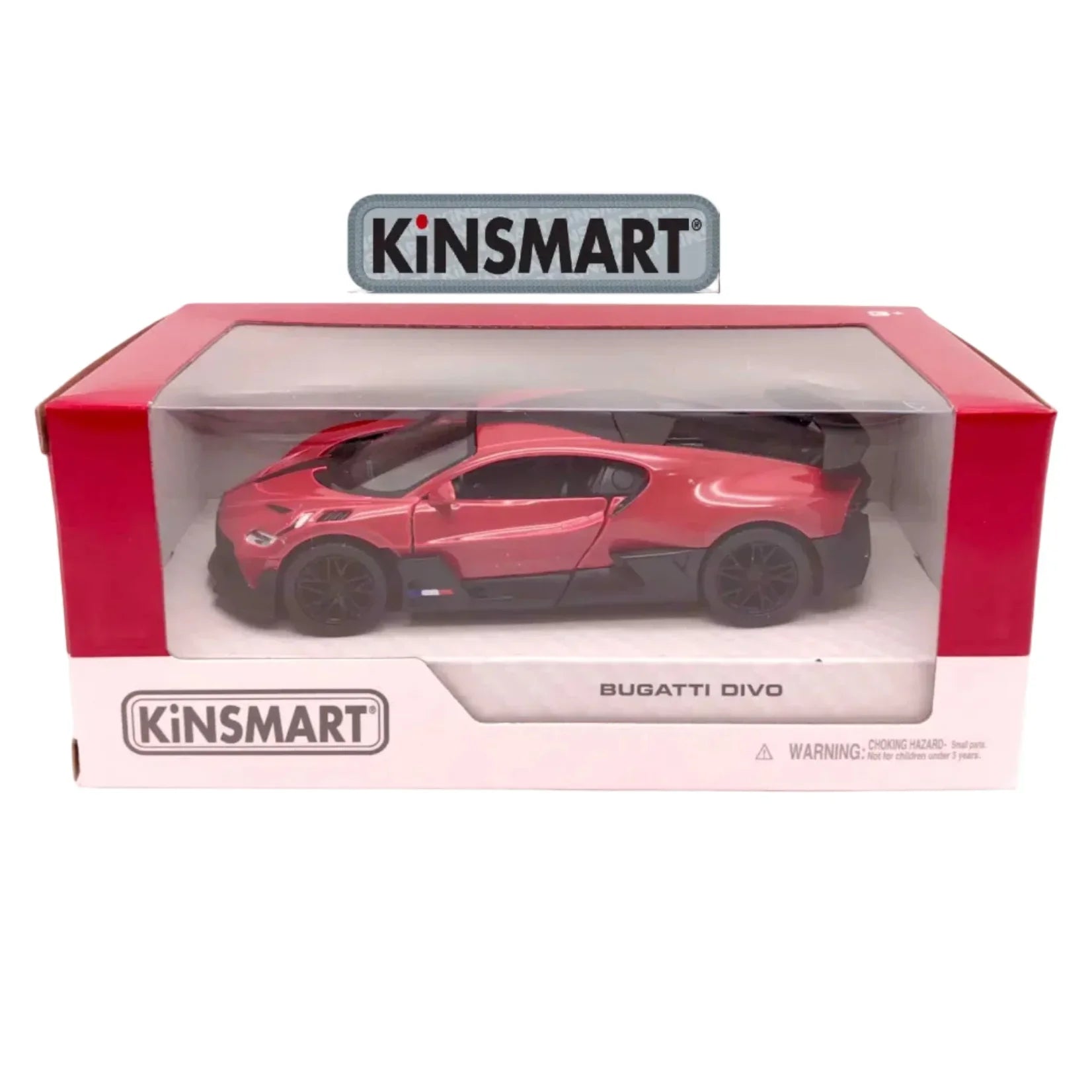 Premium scale diecast model car – Bugatti Divo, 1:36 Scale (Red) Collectible