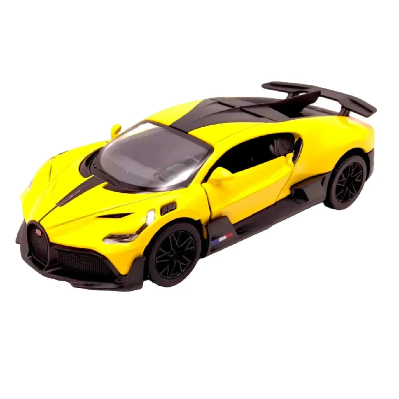Premium scale diecast model car – Bugatti Divo, 1:36 Scale (Yellow) Collectible
