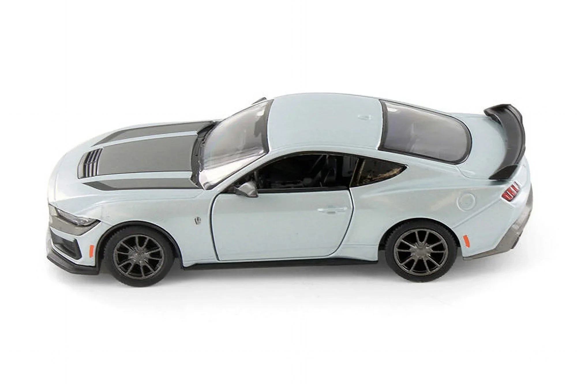Premium scale diecast model car – Ford Mustang Dark Horse 2024, 1:36 Scale (Silver) Collectible
