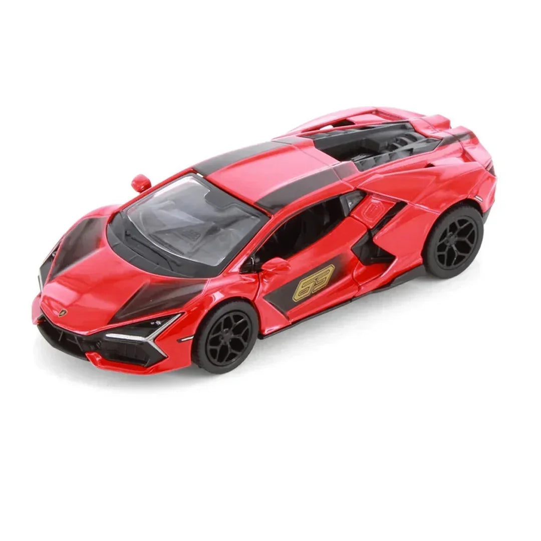 Premium scale diecast model car – Lamborghini Revuelto (Livery Edition), 1:36 Scale (Red) Collectible
