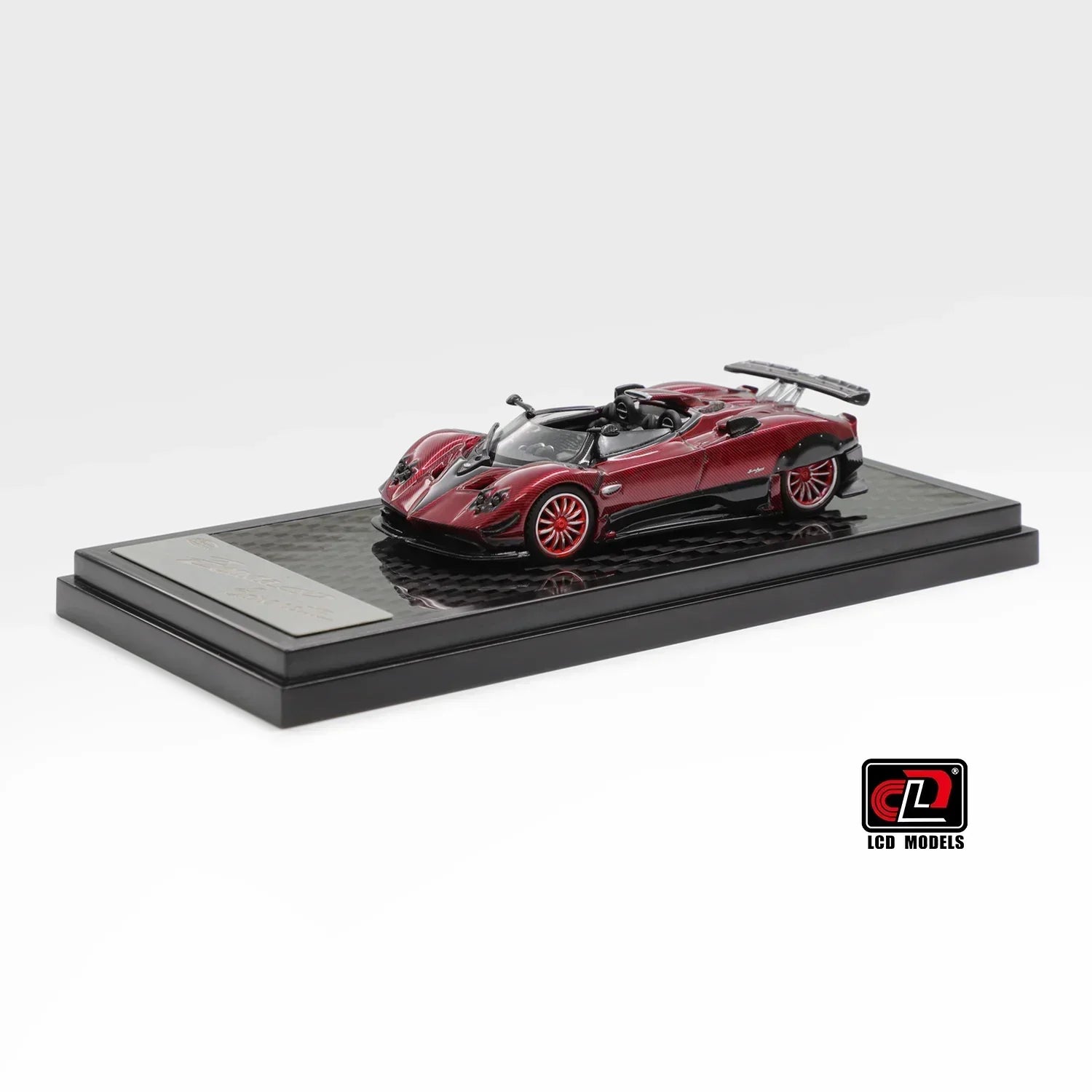 Premium scale diecast model car – Pagani Zonda HP, 1:64 Scale (Carbon Red) Collectible