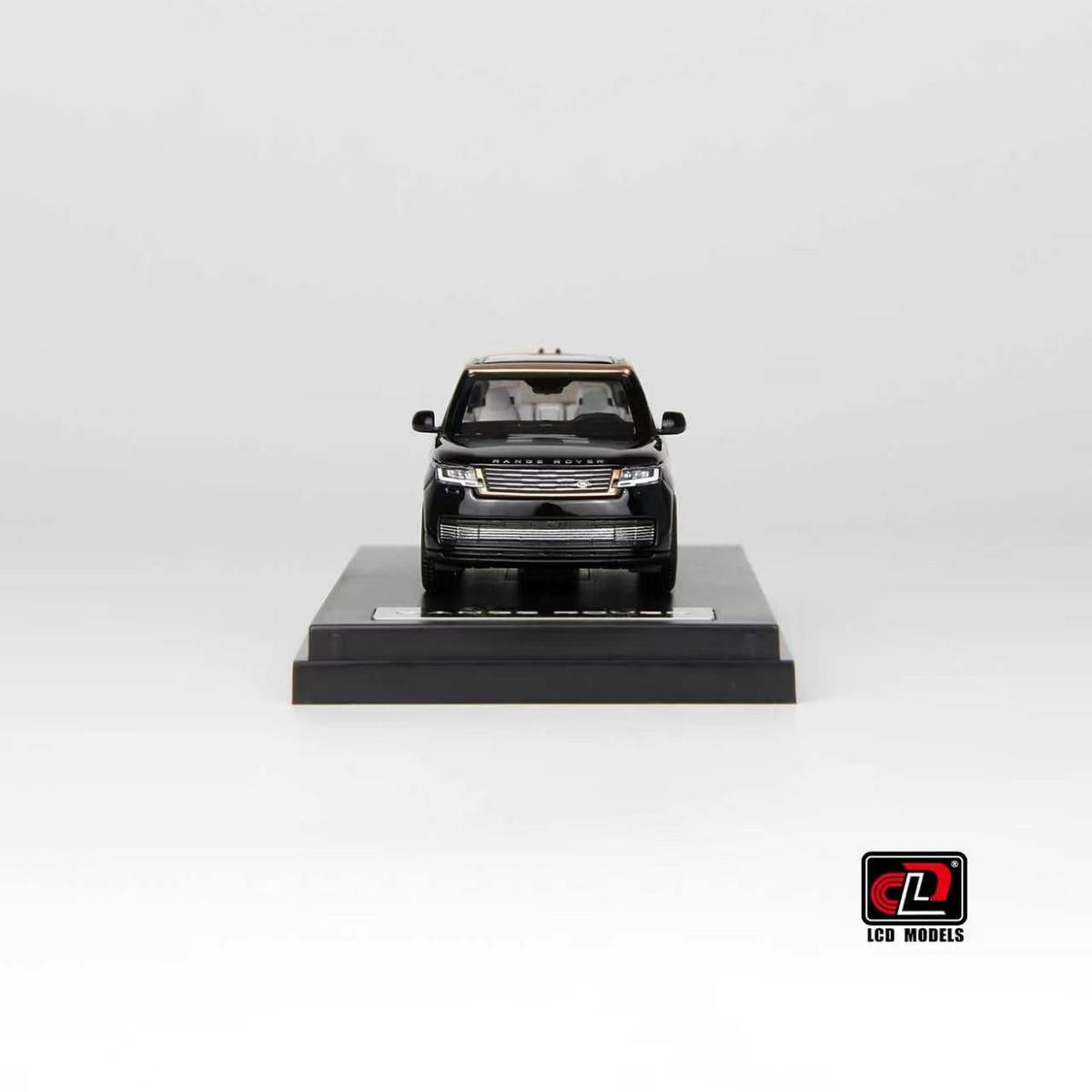 Land Rover Range Rover, 1:64 Scale (Black with gold roof)