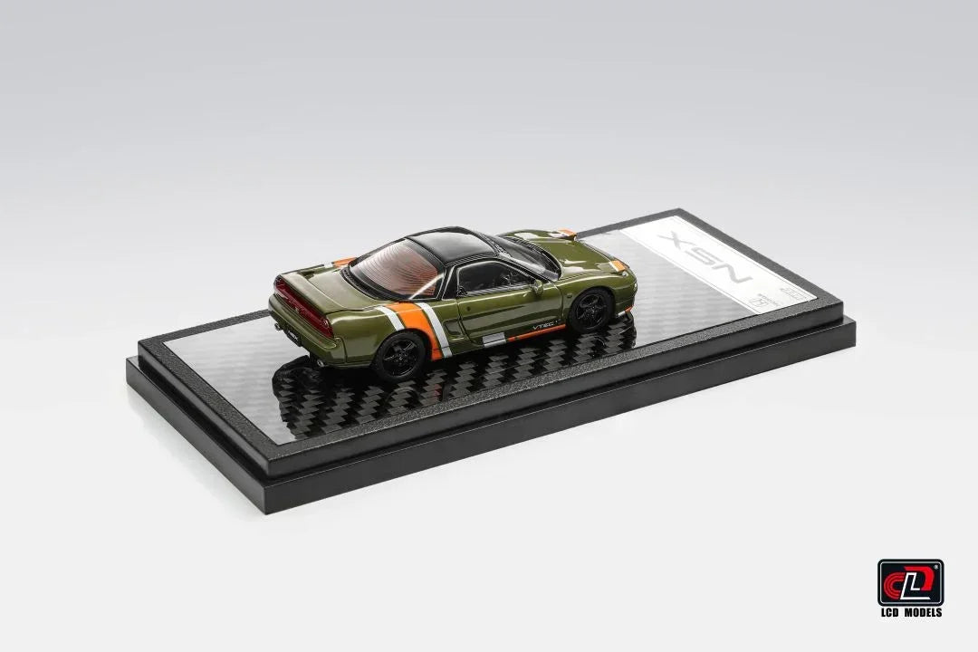 Premium scale diecast model car – *HEC 2026* Honda NSX-NA1, 1:64 Scale (Green) Collectible