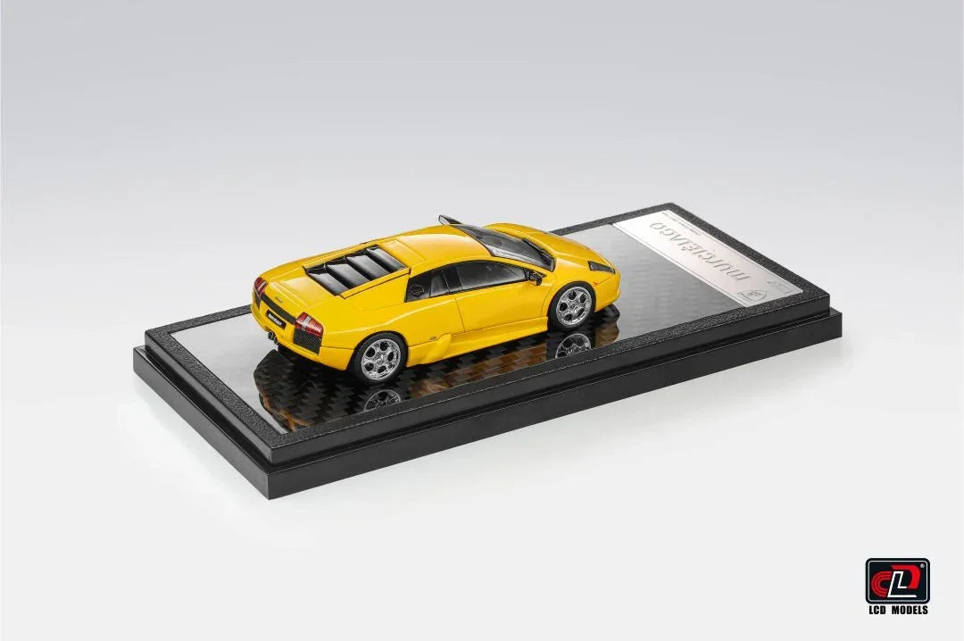 Premium scale diecast model car – *HEC 2026* Lamborghini Murcielago, 1:64 Scale (Yellow) Collectible