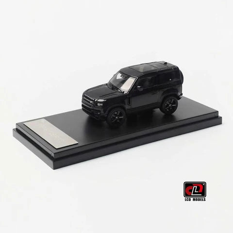 Land Rover DEFENDER 90, 1:64 Scale (Black)