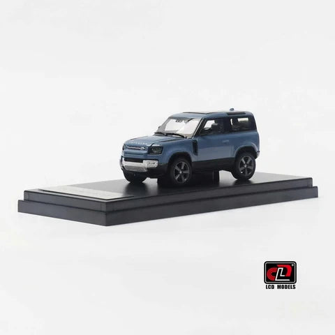 Land Rover DEFENDER 90, 1:64 Scale (Blue)
