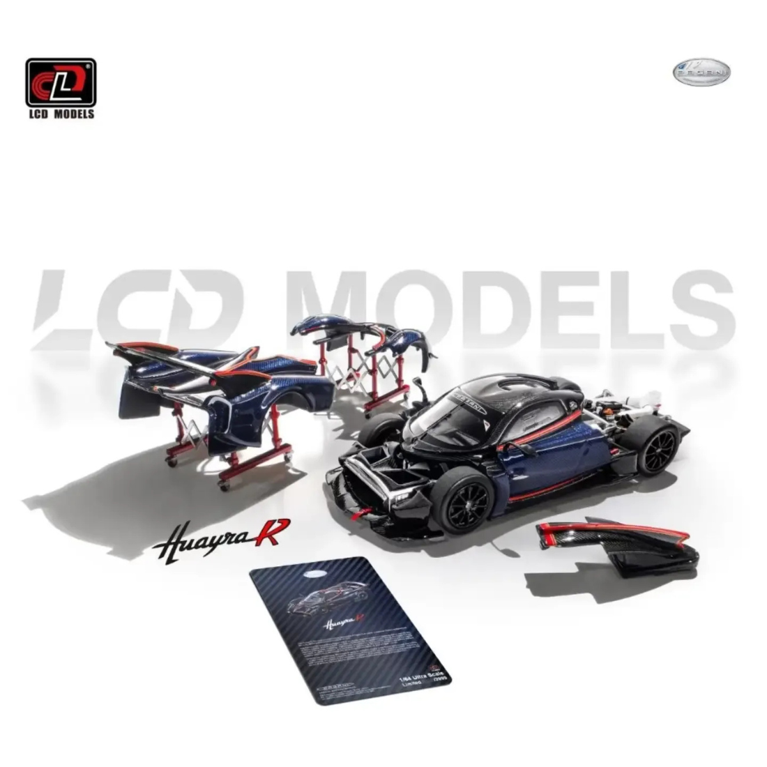 *APAXPO 2026* Pagani Huayra R (Carbon Blue #8), 1:64 Scale