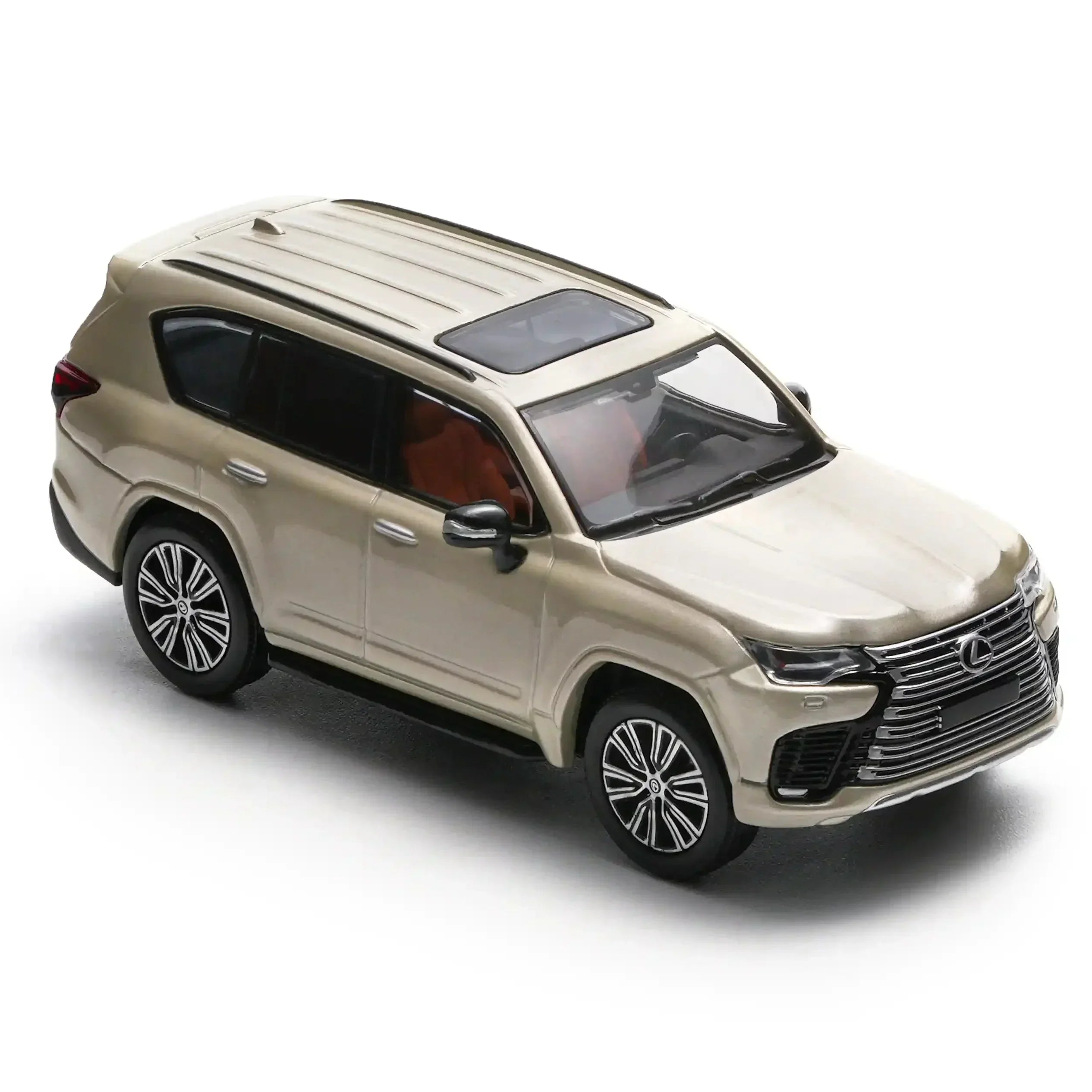 Premium scale diecast model car – Lexus LS LX600 2022, 1:64 Scale (Gold) Collectible