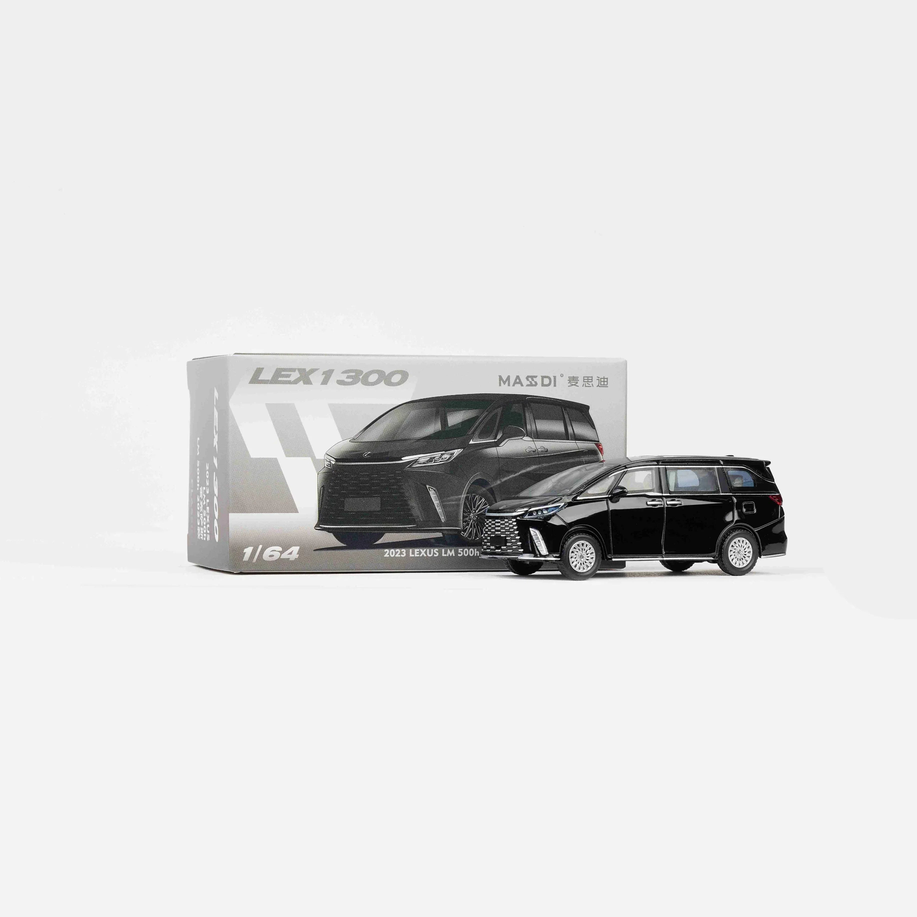 Premium scale diecast model car – Lexus Lm 500h 2023, 1:64 Scale (Black) Collectible
