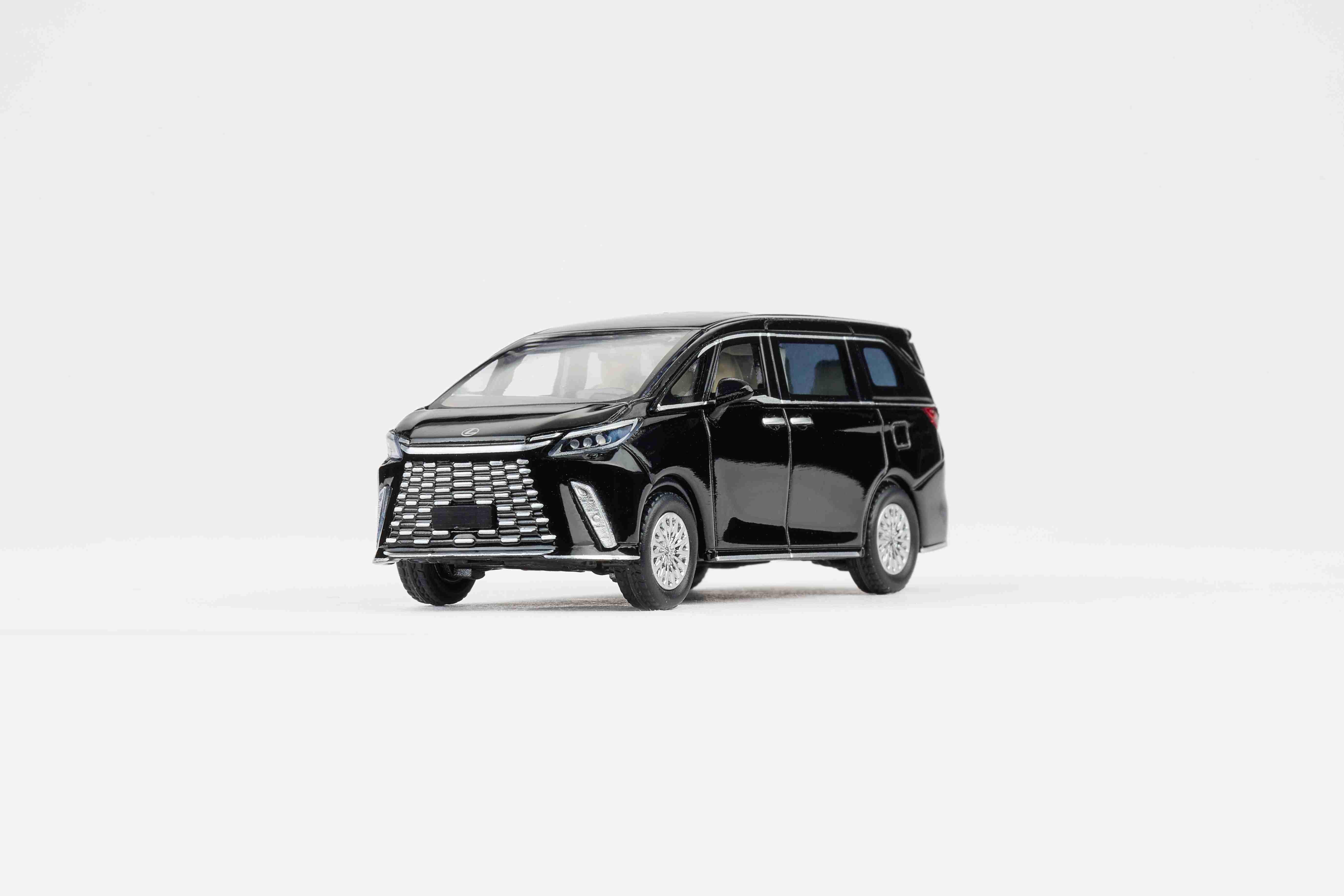 Premium scale diecast model car – Lexus Lm 500h 2023, 1:64 Scale (Black) Collectible