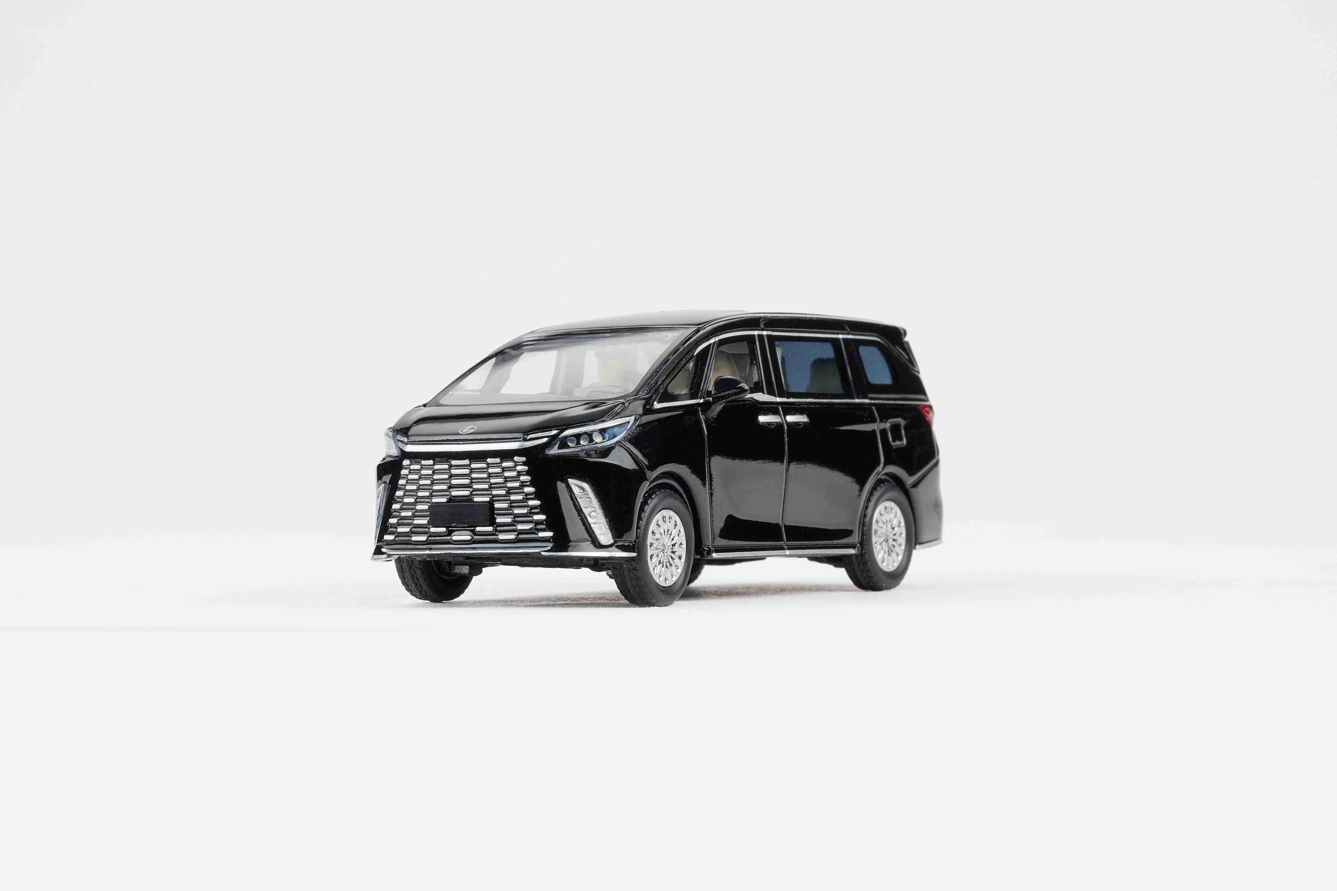 Premium scale diecast model car – Lexus Lm 500h 2023, 1:64 Scale (Black) Collectible