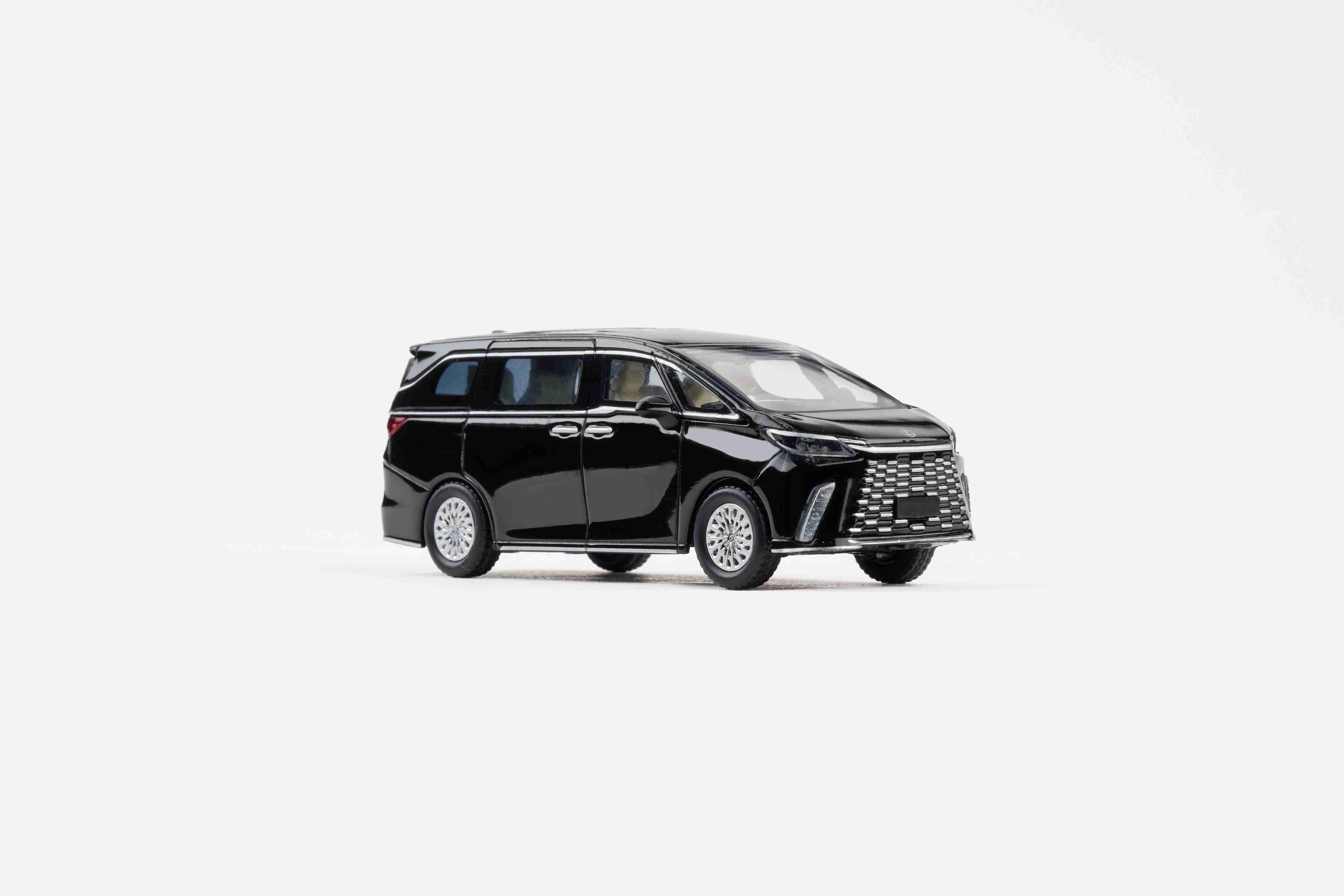 Premium scale diecast model car – Lexus Lm 500h 2023, 1:64 Scale (Black) Collectible