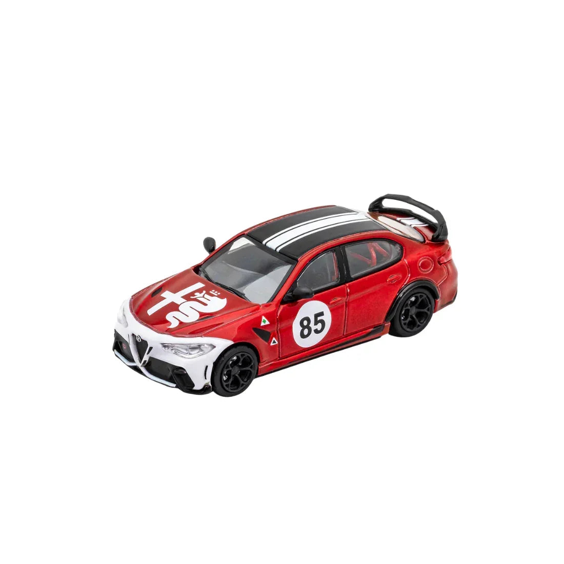 Premium scale diecast model car – *PRE-ORDER* Alfa Romeo Livery, 1:64 Scale (Red) Collectible