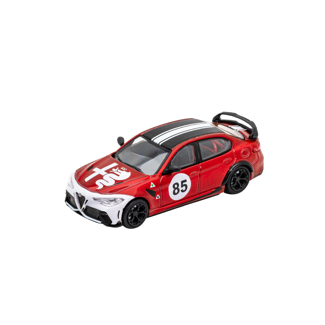 Premium scale diecast model car – *PRE-ORDER* Alfa Romeo Livery, 1:64 Scale (Red) Collectible