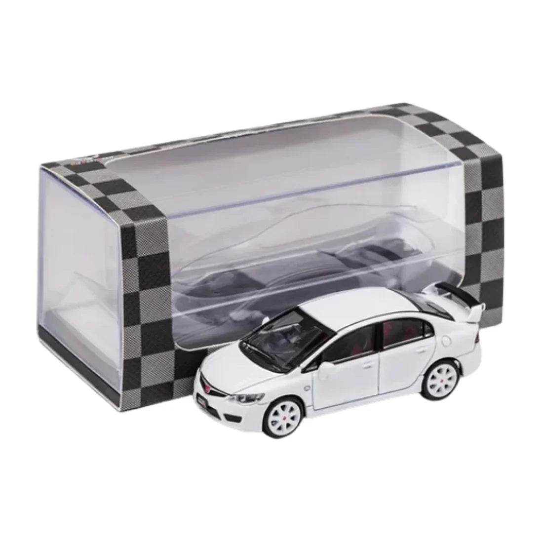 Premium scale diecast model car – *PRE-ORDER* Honda Civic Type R FD2 2007, 1:64 Scale (White) Collectible
