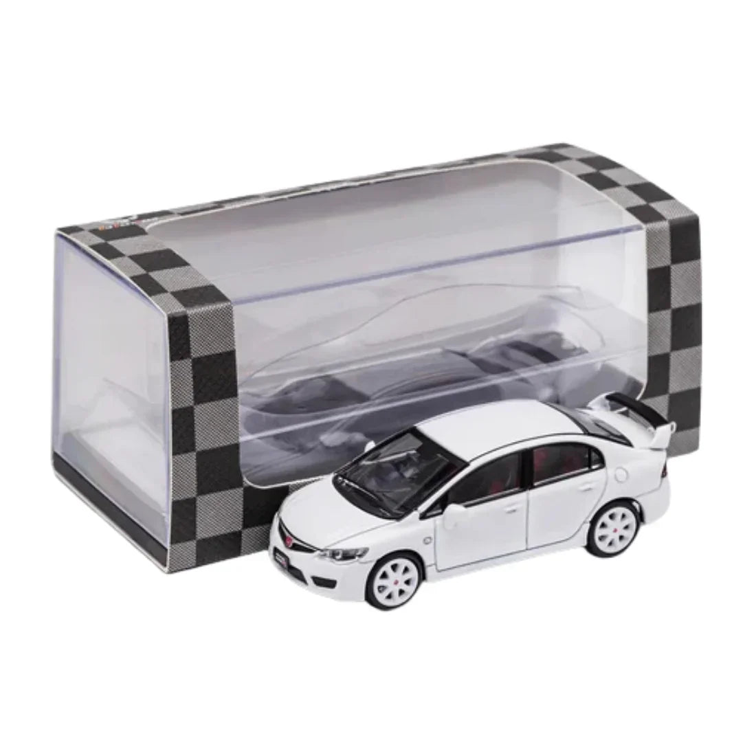 Premium scale diecast model car – *PRE-ORDER* Honda Civic Type R FD2 2007, 1:64 Scale (White) Collectible