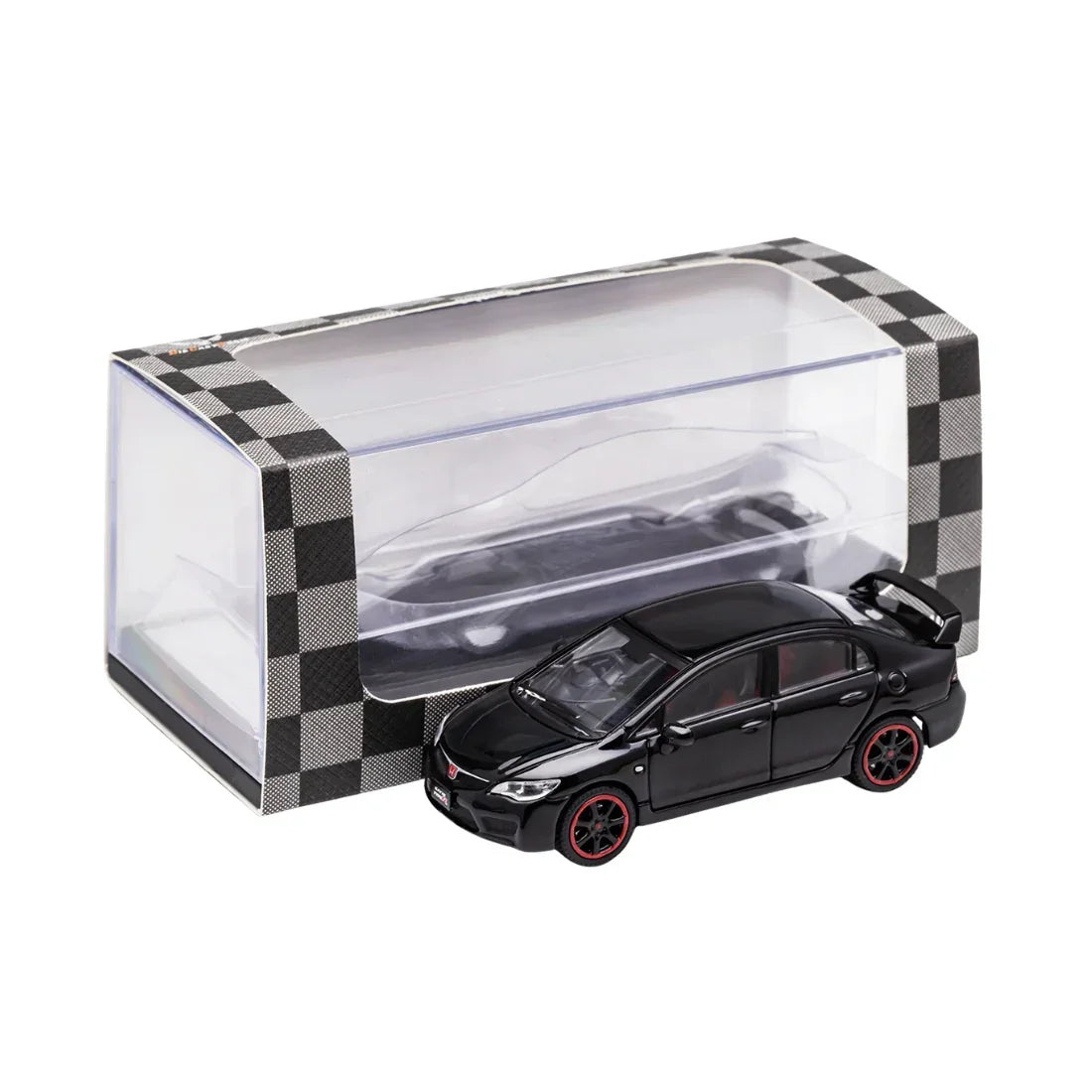 Premium scale diecast model car – *PRE-ORDER* Honda Civic Type R FD2, 1:64 Scale (Black) Collectible
