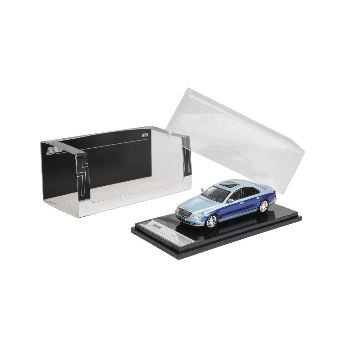 Premium scale diecast model car – *PRE-ORDER* Mercedes-Benz Maybach 57S, 1:64 Scale (Blue) Collectible