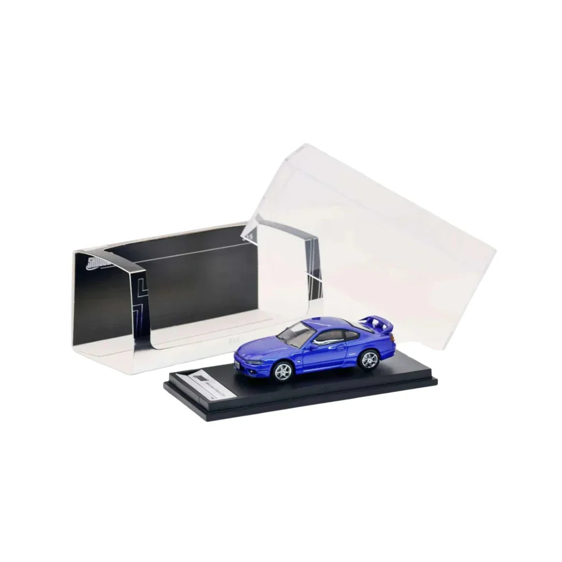 Premium scale diecast model car – *PRE-ORDER* Nissan SIlvia S15, 1:64 Scale (Blue) Collectible