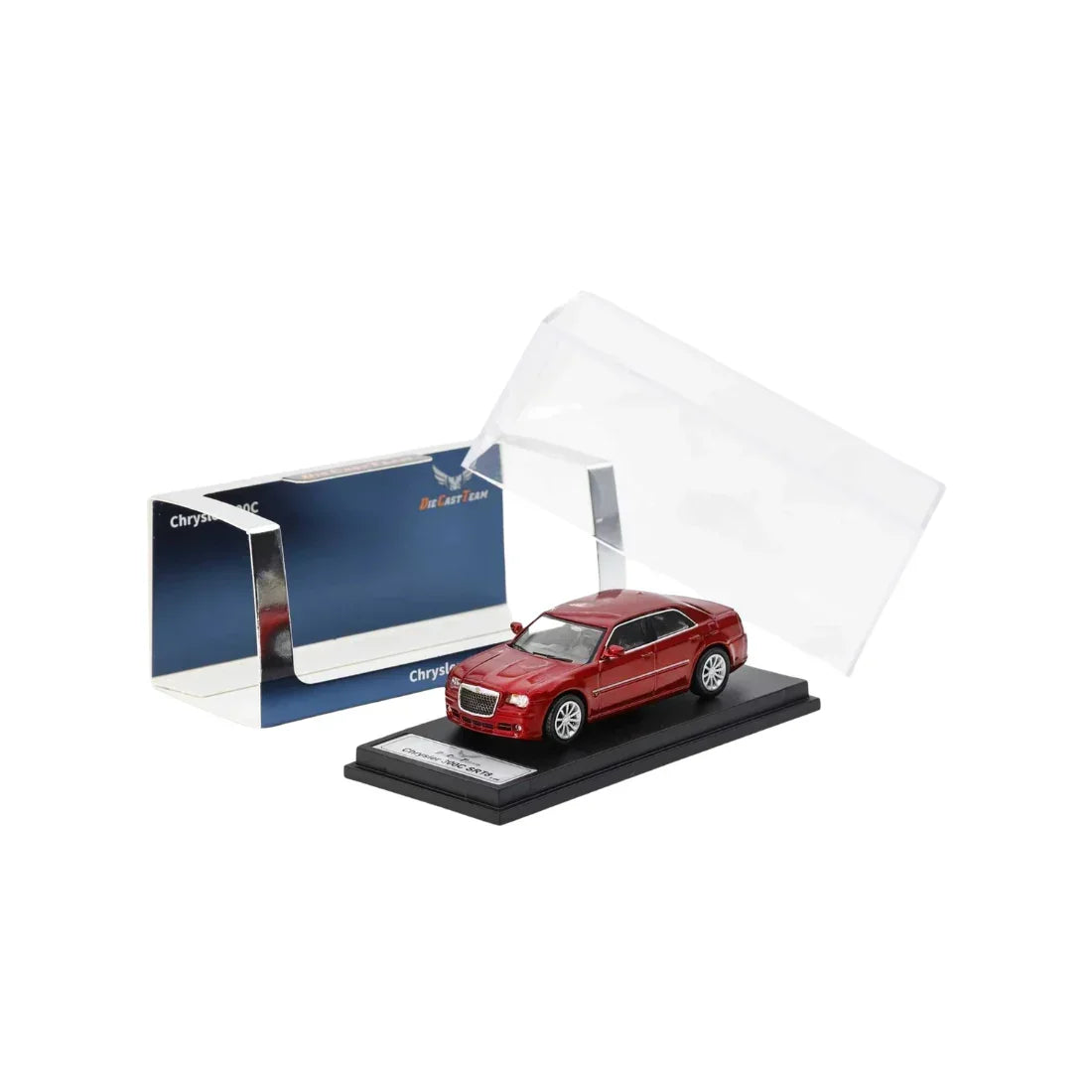 Premium scale diecast model car – *PRE-ORDER* Chrysler 300C SRT8 (2005), 1:64 Scale (Red) Collectible