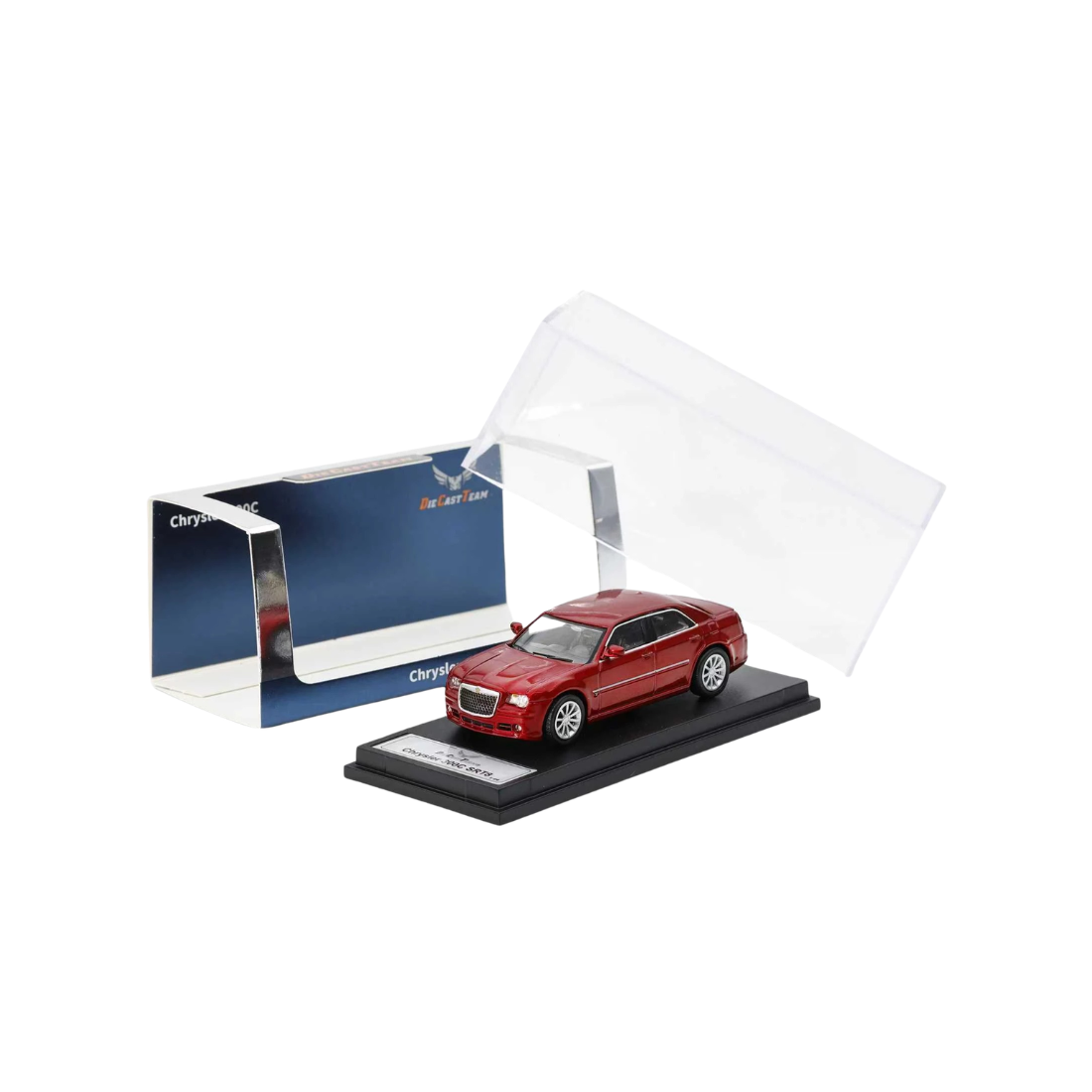 Premium scale diecast model car – *PRE-ORDER* Chrysler 300C SRT8 (2005), 1:64 Scale (Red) Collectible