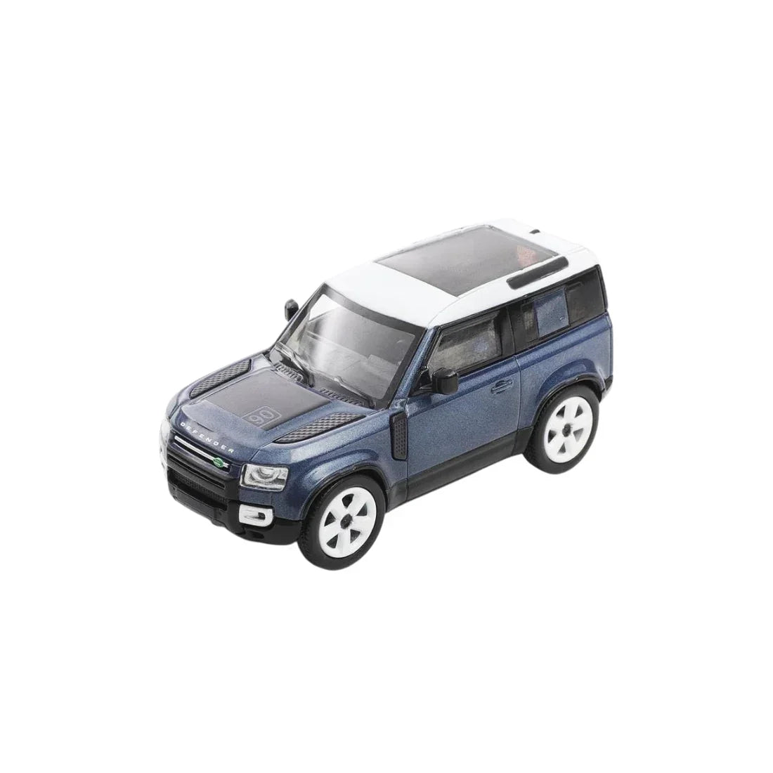 Premium scale diecast model car – *PRE-ORDER* Land Rover Defender 90 (Blue), 1:64 Scale Collectible