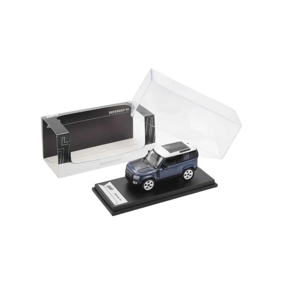 Premium scale diecast model car – *PRE-ORDER* Land Rover Defender 90 (Blue), 1:64 Scale Collectible