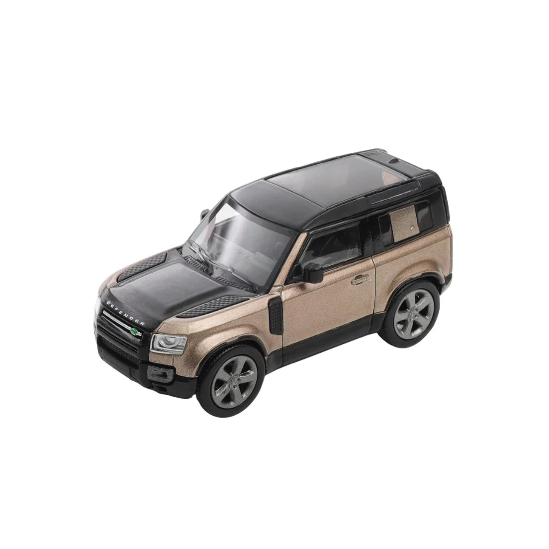 Premium scale diecast model car – *PRE-ORDER* Land Rover Defender 90, 1:64 Scale (Brown) Collectible