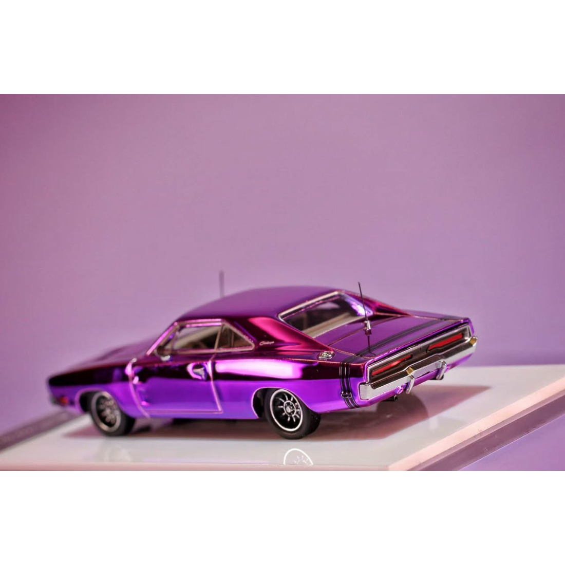 *PRE-ORDER* Dodge Charger 1969, 1:64 Scale (Chrome Purple)