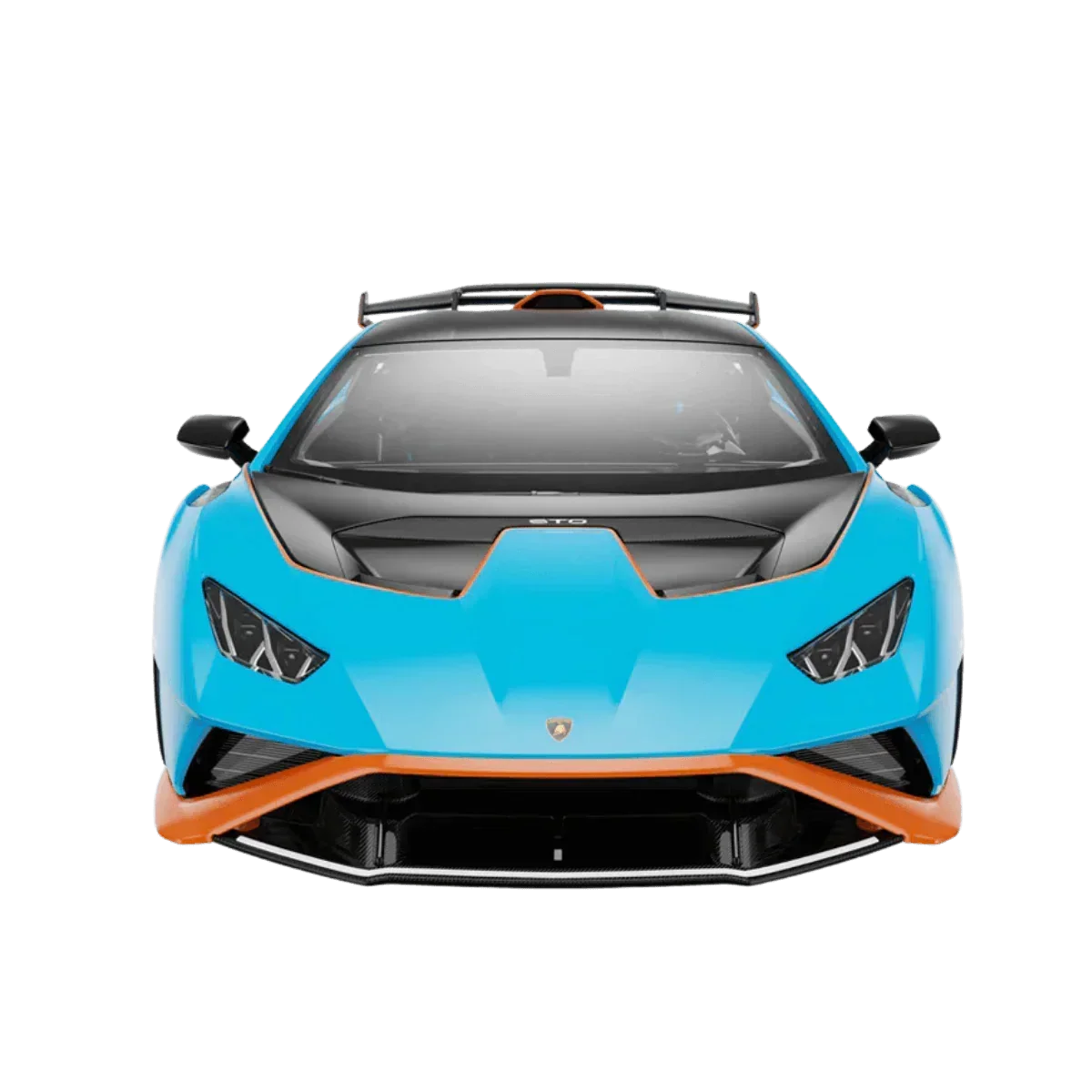 Premium scale diecast model car – Lamborghini Huracan STO, 1:18 Scale (Blue) Collectible