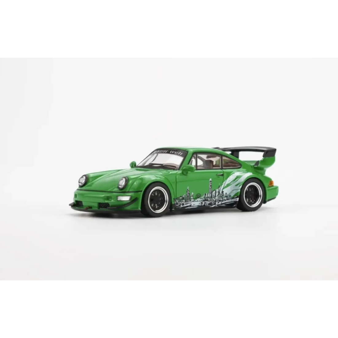 *HKTCS 2026* Porsche RWB 964 Signal Green (Limited Edition 1999pcs), 1:64 Scale