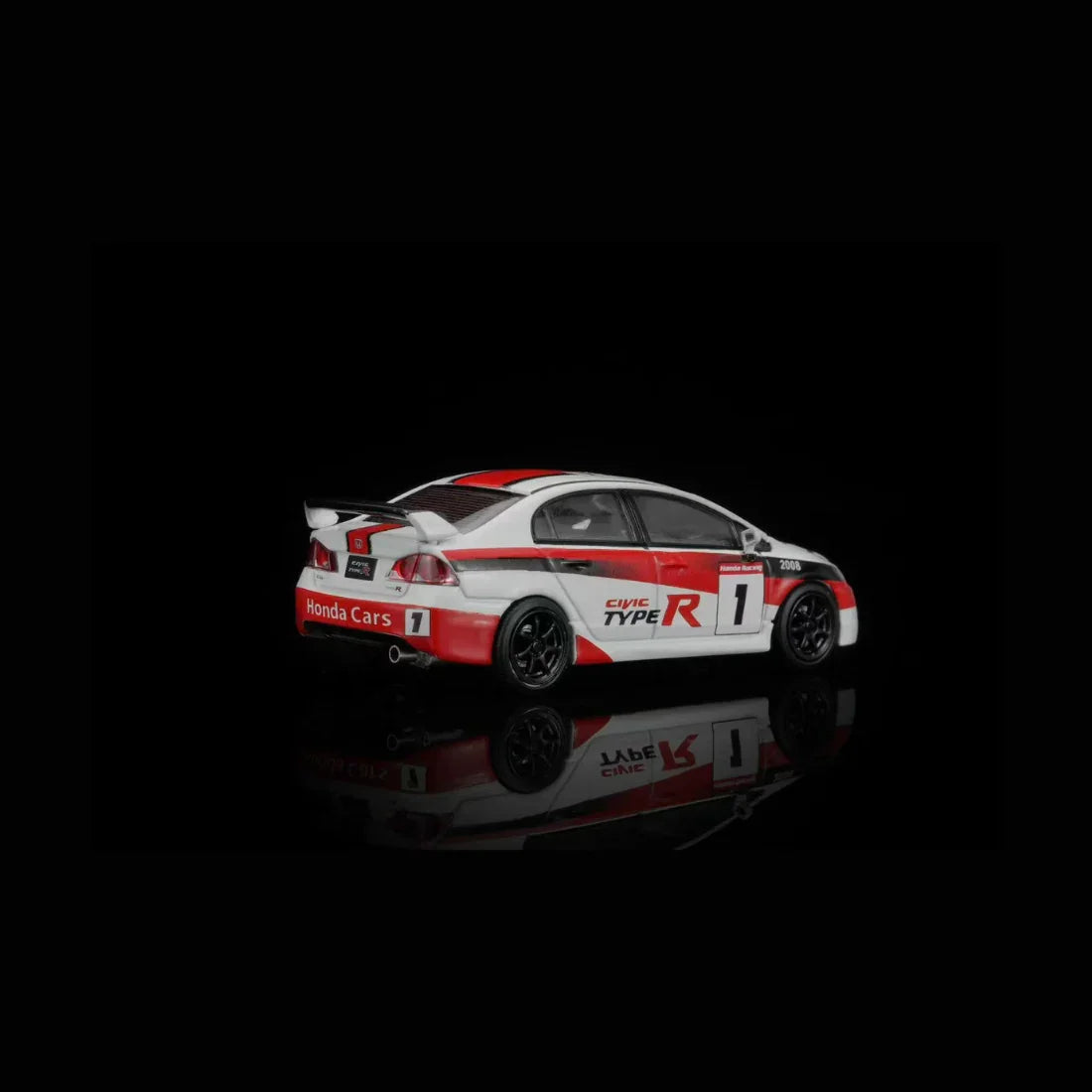 *PRE-ORDER* Honda Civic TYPE R (FD2) #1 2012 Japan One Make Race (Magnic Engine Hood - Removable), 1:64 Scale