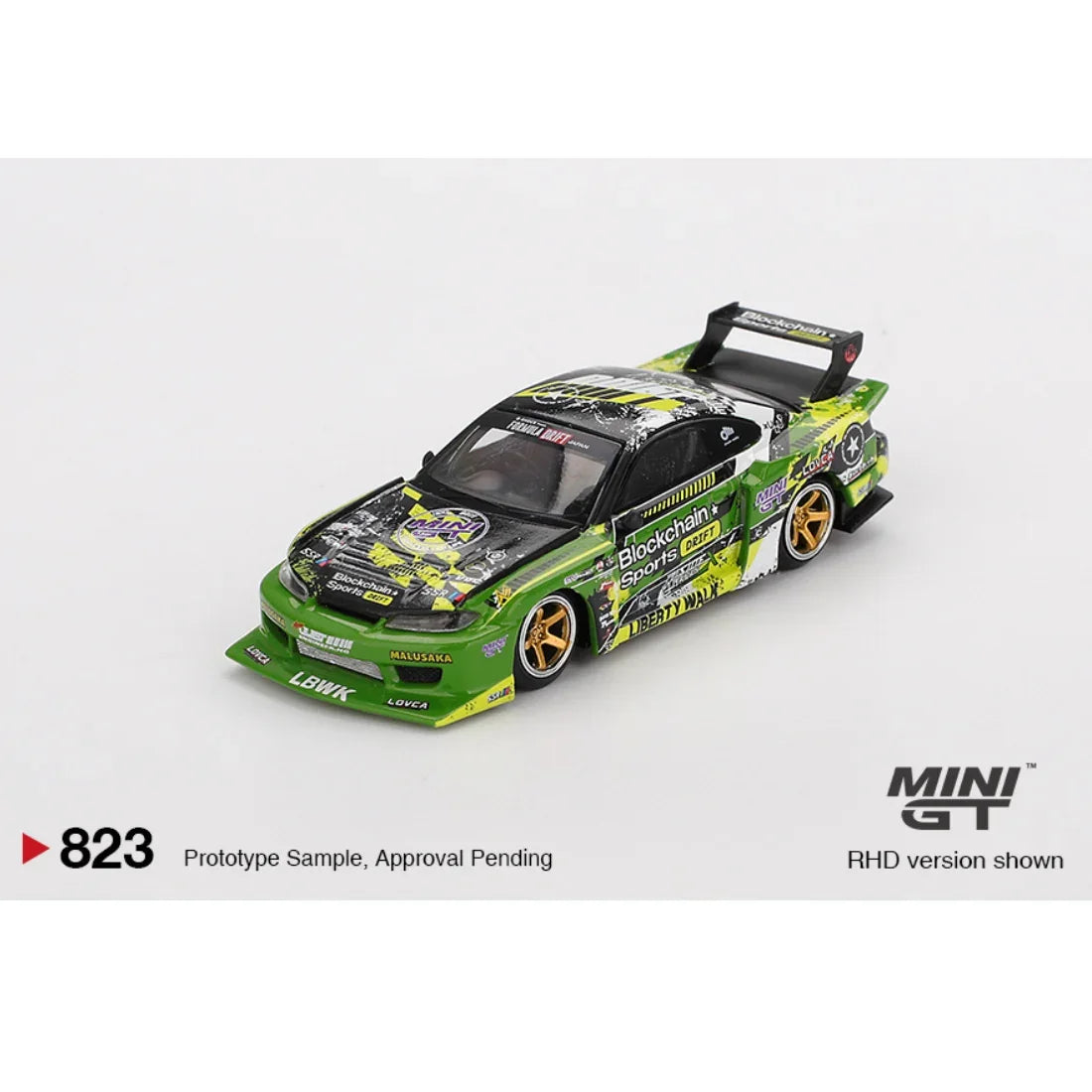 Nissan LB-Super Silhouette S15 SILVIA #555 V2 2024 Formula Drift Japan, 1:64 Scale