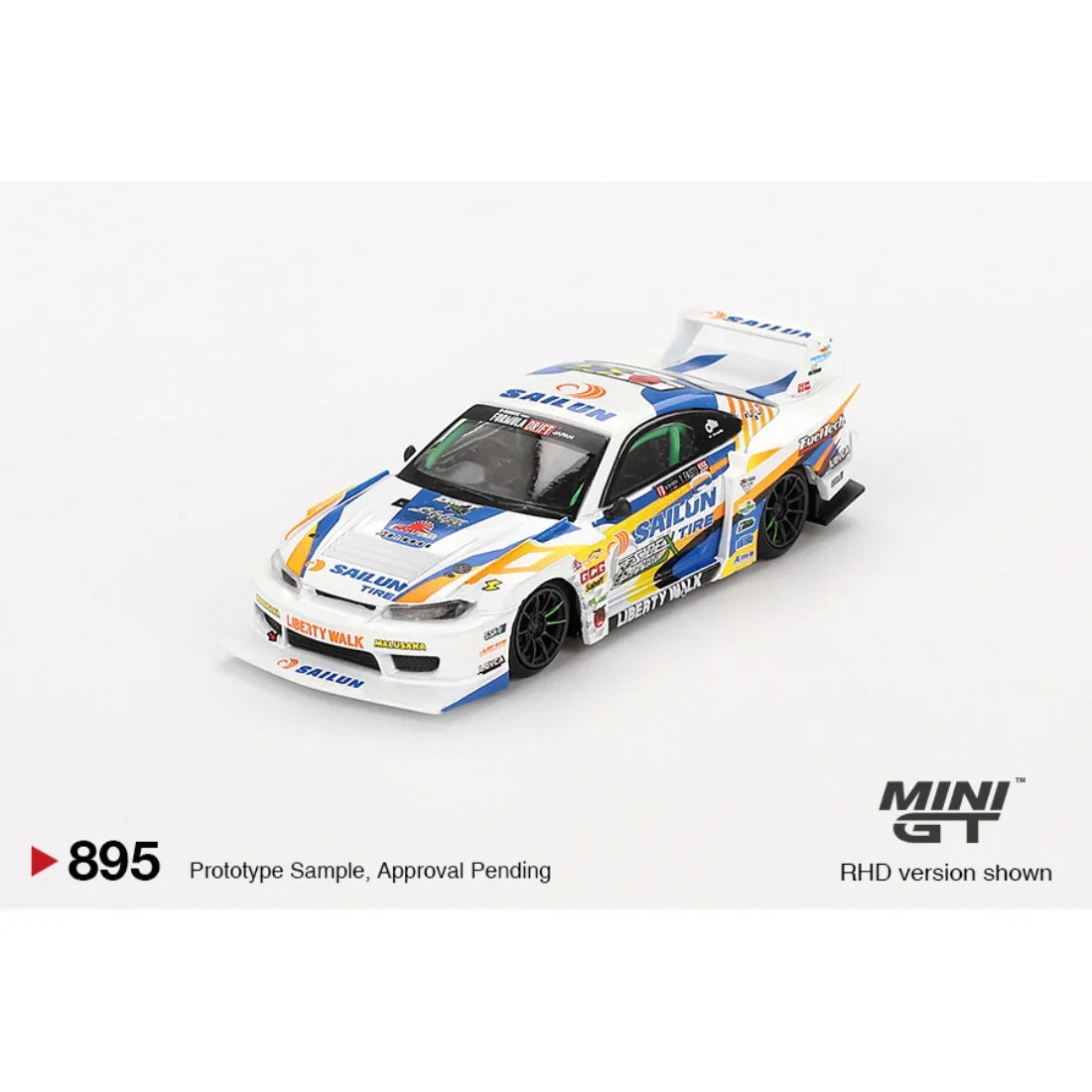 Nissan LB-Super Silhouette S15 SILVIA #555 2023 Formula Drift Japan, 1:64 Scale