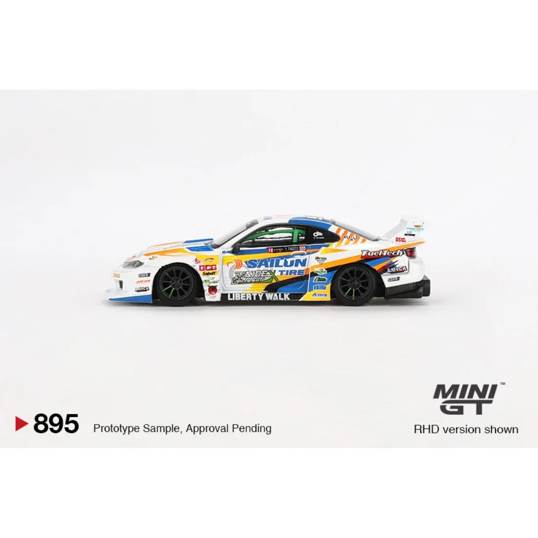Nissan LB-Super Silhouette S15 SILVIA #555 2023 Formula Drift Japan, 1:64 Scale