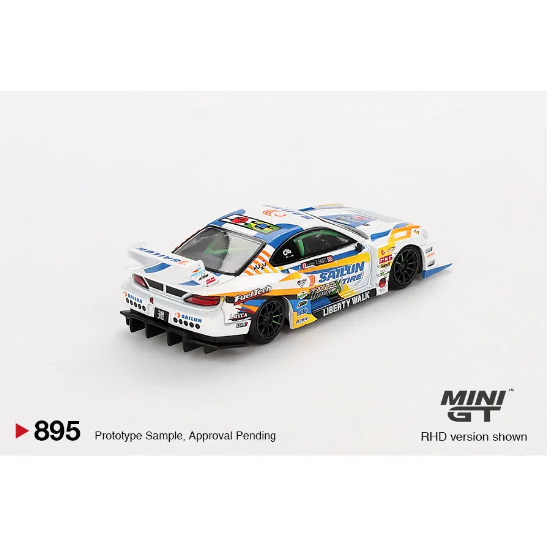 Nissan LB-Super Silhouette S15 SILVIA #555 2023 Formula Drift Japan, 1:64 Scale