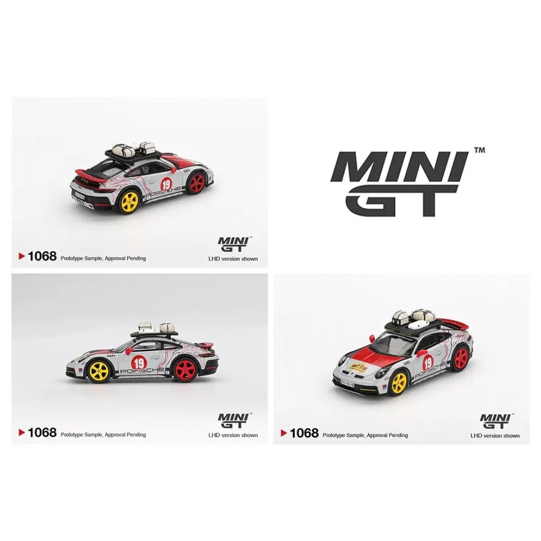 Porsche 911 Dakar “Mr. Darkar”, 1:64 Scale (Silver)