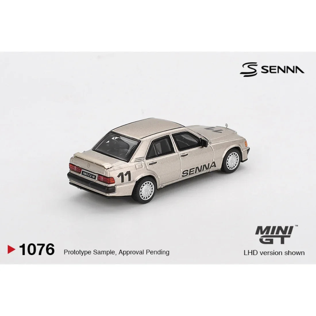 Mercedes-Benz 190 E 2.3-16 #11 Ayrton Senna 1984 Nürburgring Race of Champions w/ Figure , 1:64 Scale