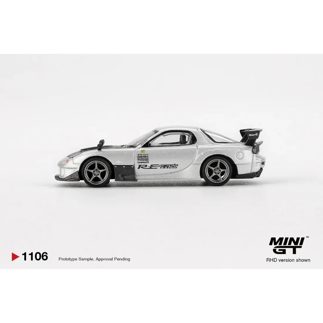 Mazda RX-7 RE-Amemiya , 1:64 Scale (Silver Metallic)