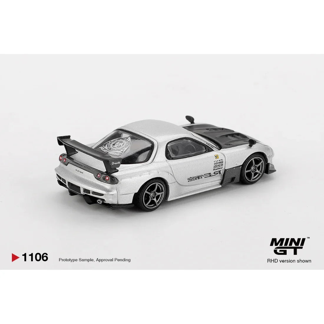 Mazda RX-7 RE-Amemiya , 1:64 Scale (Silver Metallic)