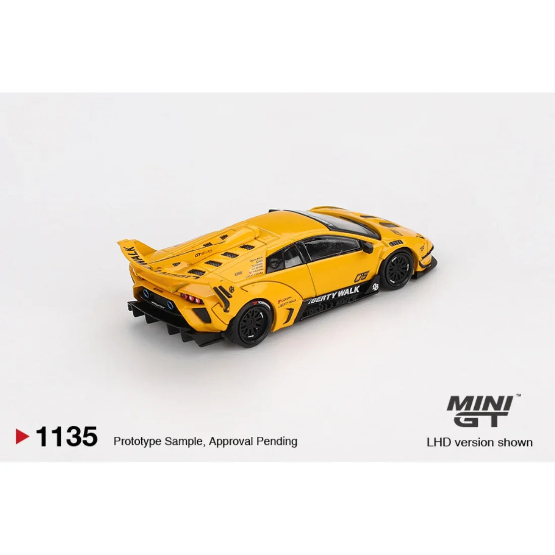 Lamborghini LB-Silhouette Works Murcielago GT EVO, 1:64 Scale (Yellow)